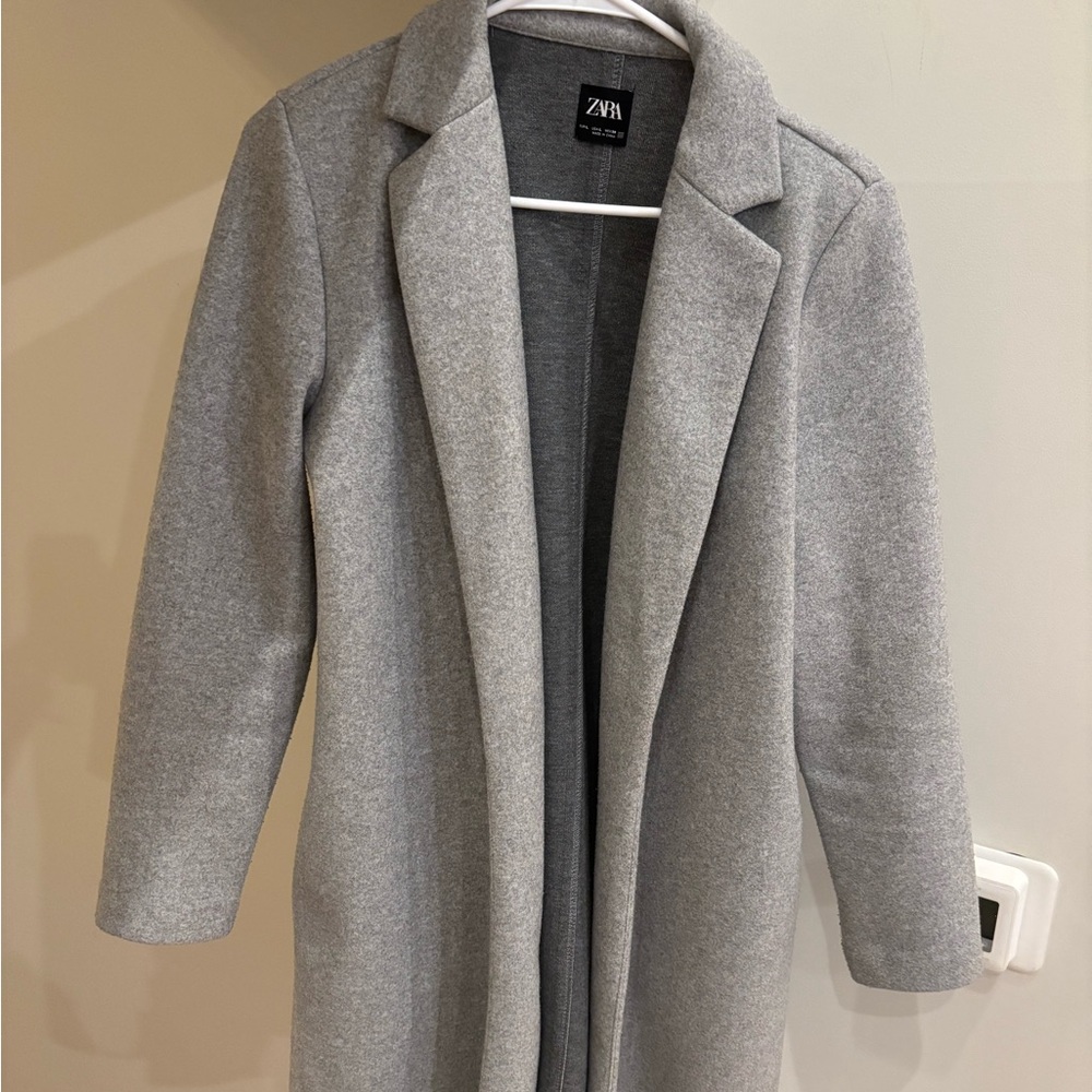 A long Zara coat